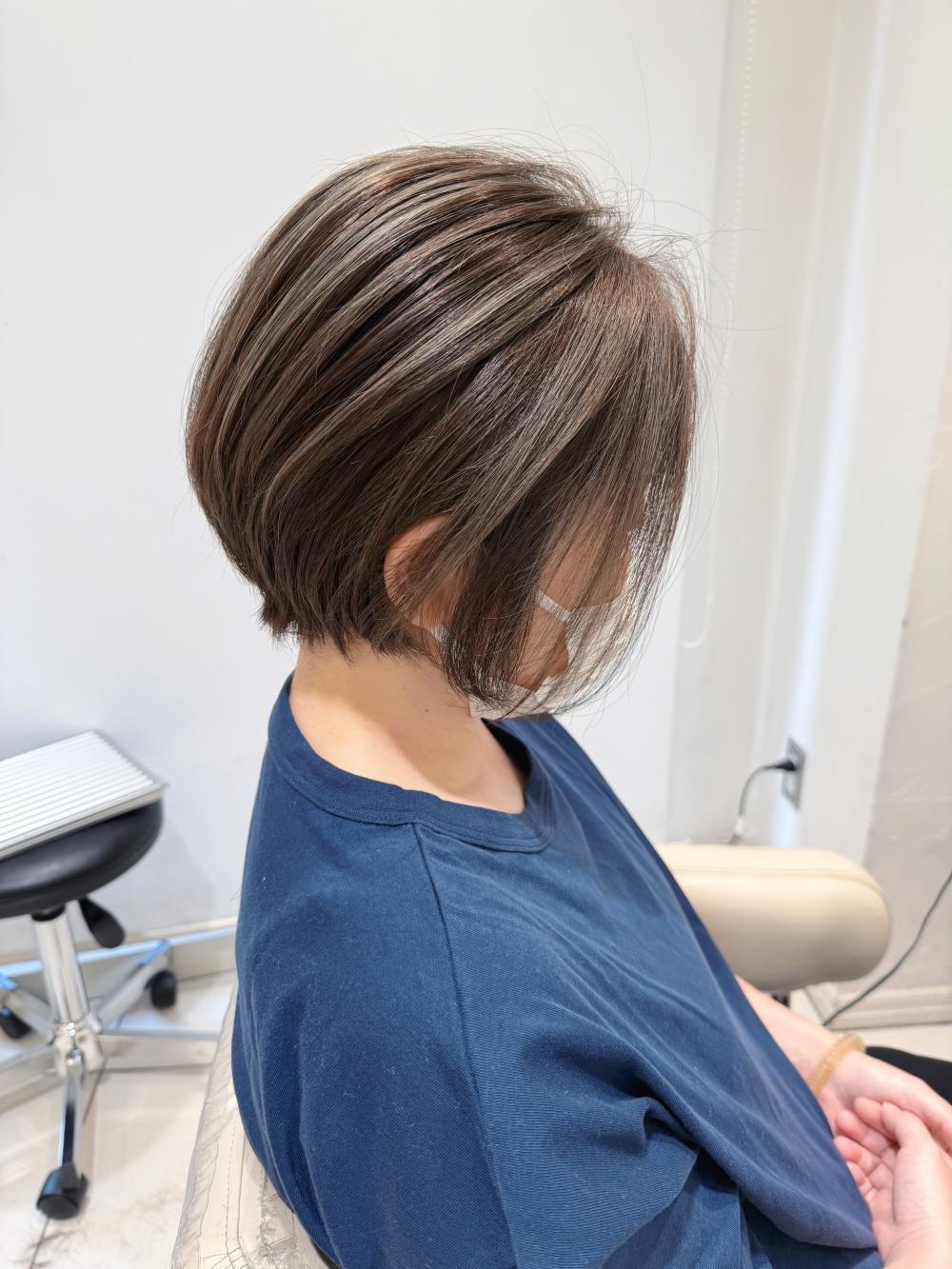 ＼艶髪/大人ショート/白髪/グレージュ/髪質改善/3０代／