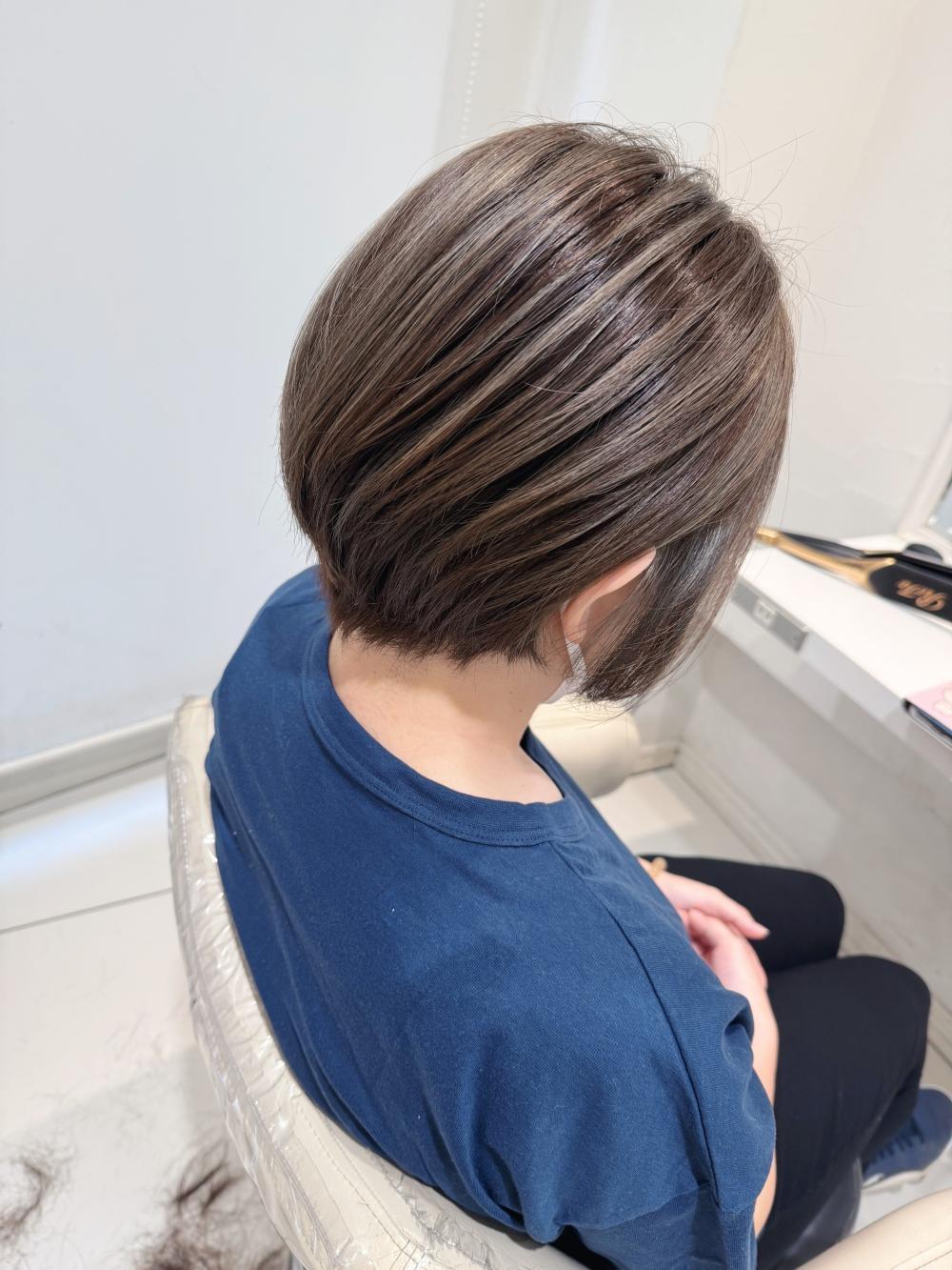 ＼艶髪/大人ショート/白髪/グレージュ/髪質改善/3０代／｜サブ写真②