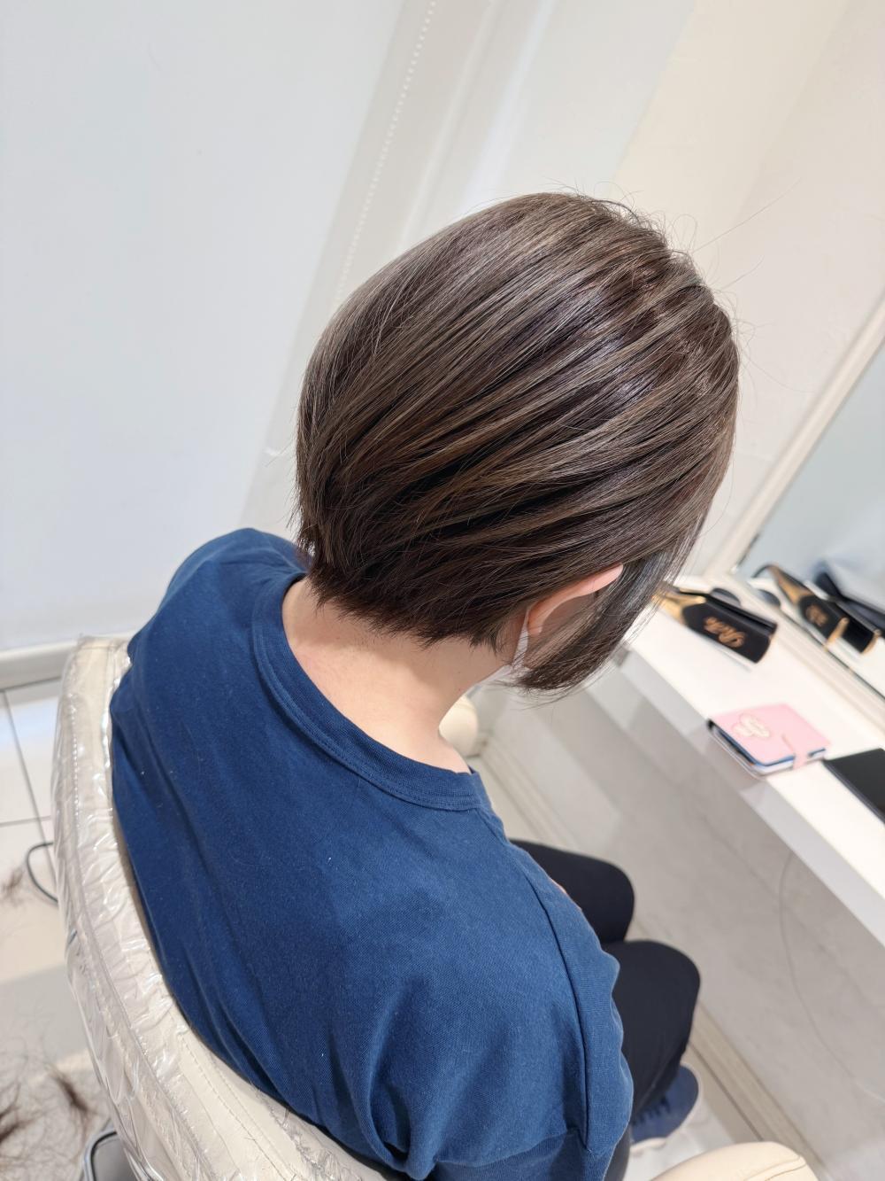 ＼艶髪/大人ショート/白髪/グレージュ/髪質改善/3０代／｜サブ写真③