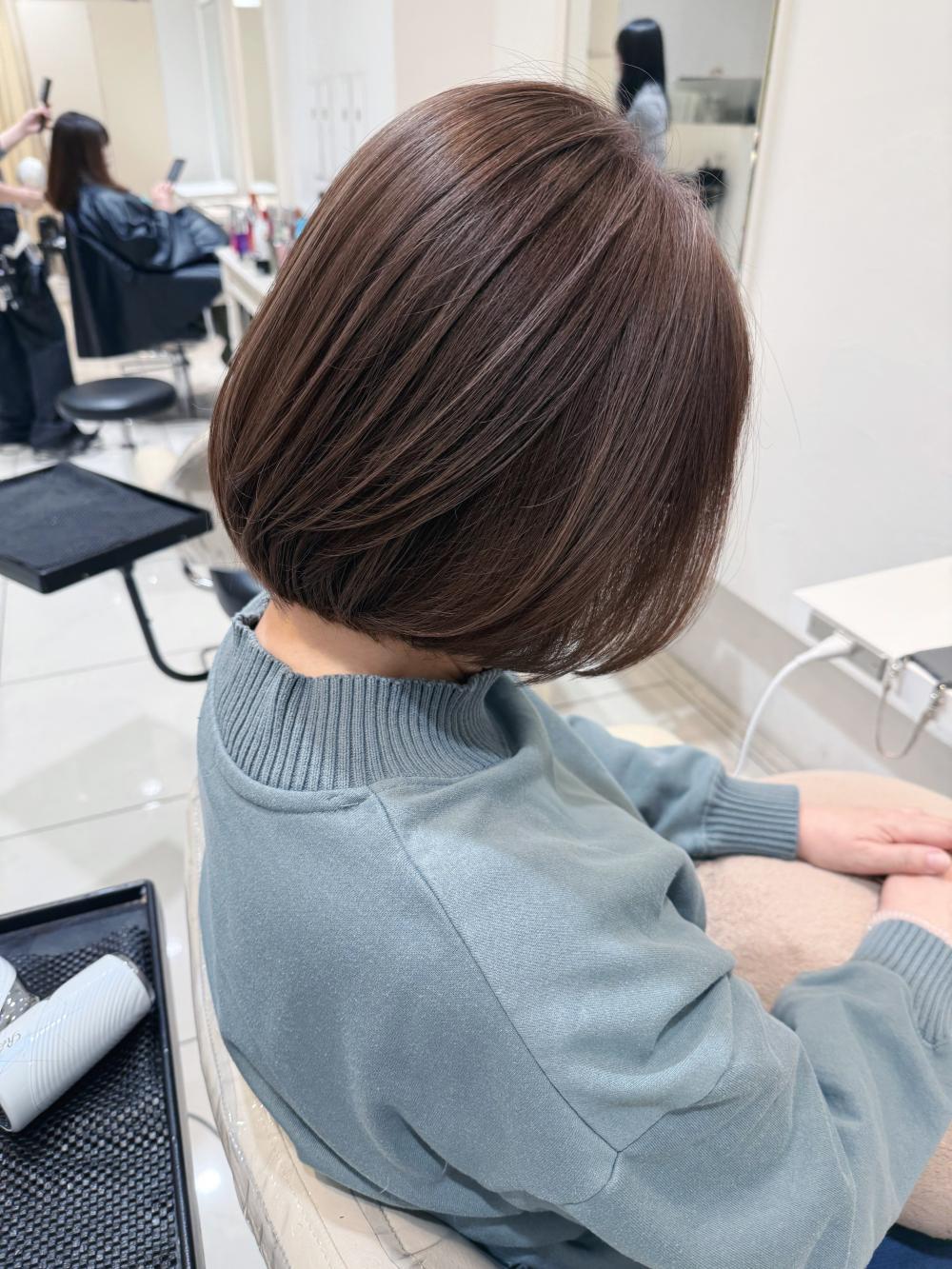 ＼艶髪/大人ボブ/白髪/グレージュ/髪質改善/5０代／｜サブ写真②