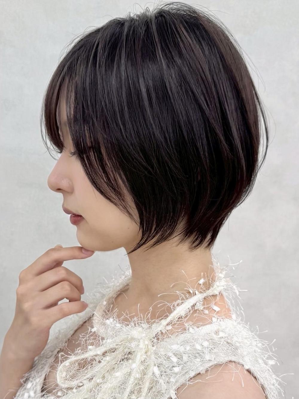 ショート/ボブ/髪質改善/脱白髪染め/白髪ぼかしハイライト｜サブ写真②