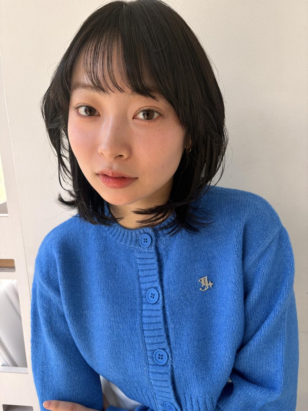 シアーバング×ナチュラルレイヤーボブ｜サブ写真③