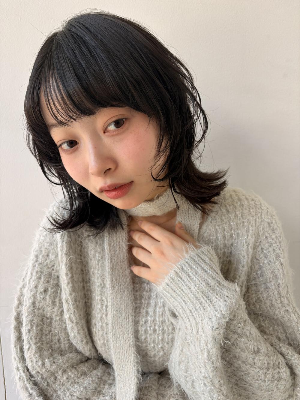 くびれレイヤー×エアリーウルフボブ｜サブ写真③