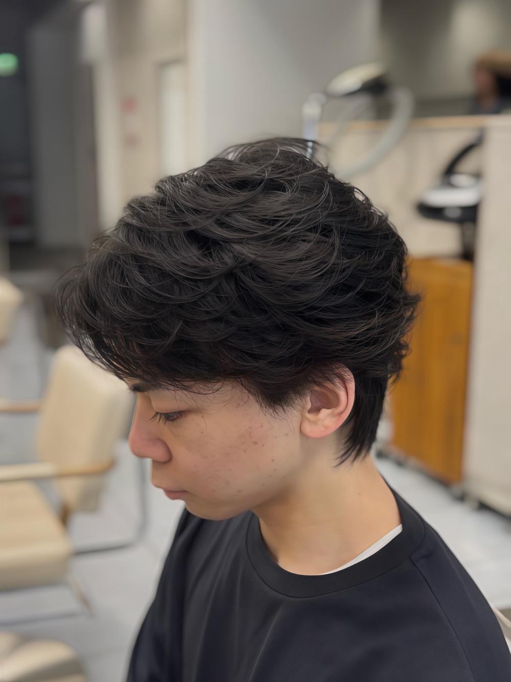 横浜メンズ王道ニュアンスパーマ