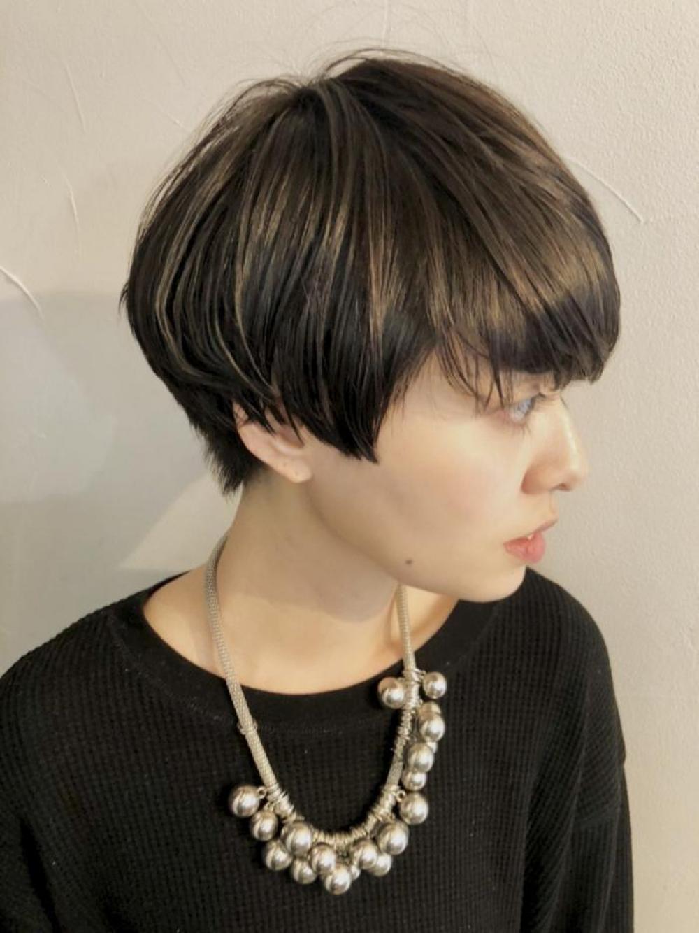 大人暗髪ショート｜サブ写真③