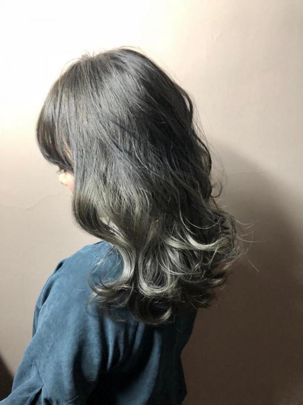 ヌーディーブルージュ暗めヘアカラー