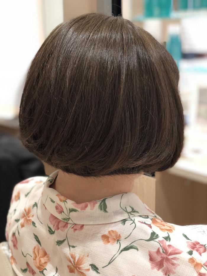 大人ゆるふわボブ