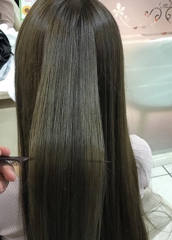 ロングのストレート