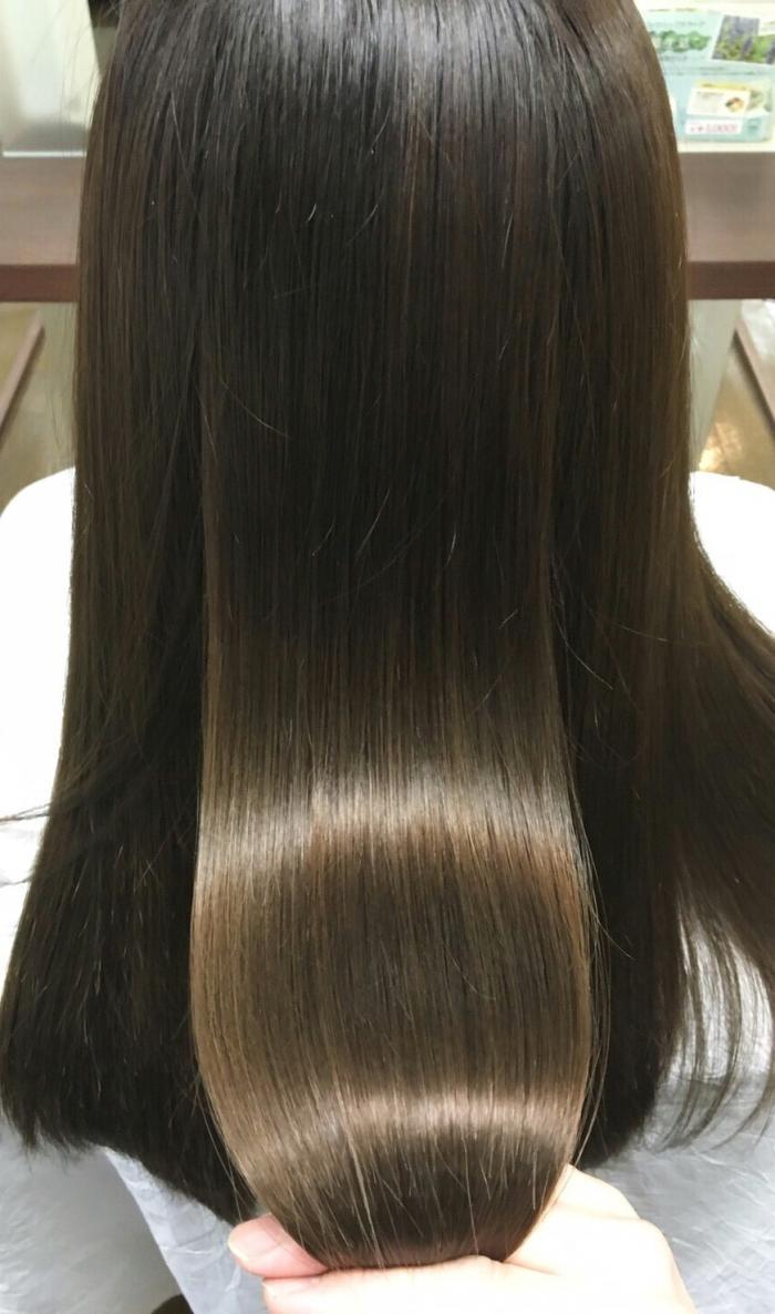 縮毛矯正アフター