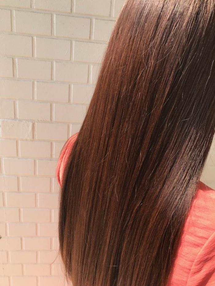 イルミナカラーでうる艶ストレート