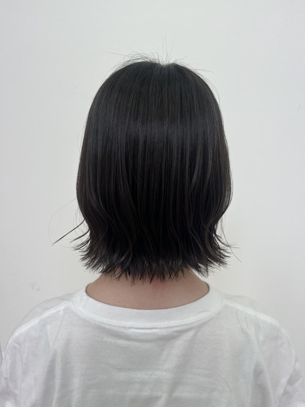 切りっぱなしボブ