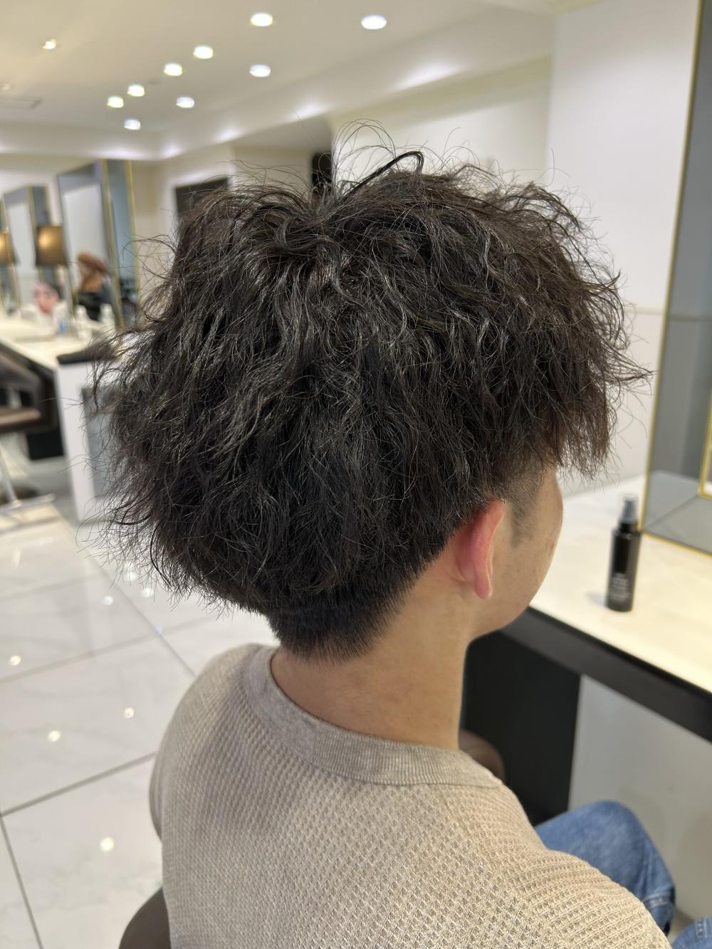 メンズツイストスパイラルパーマ