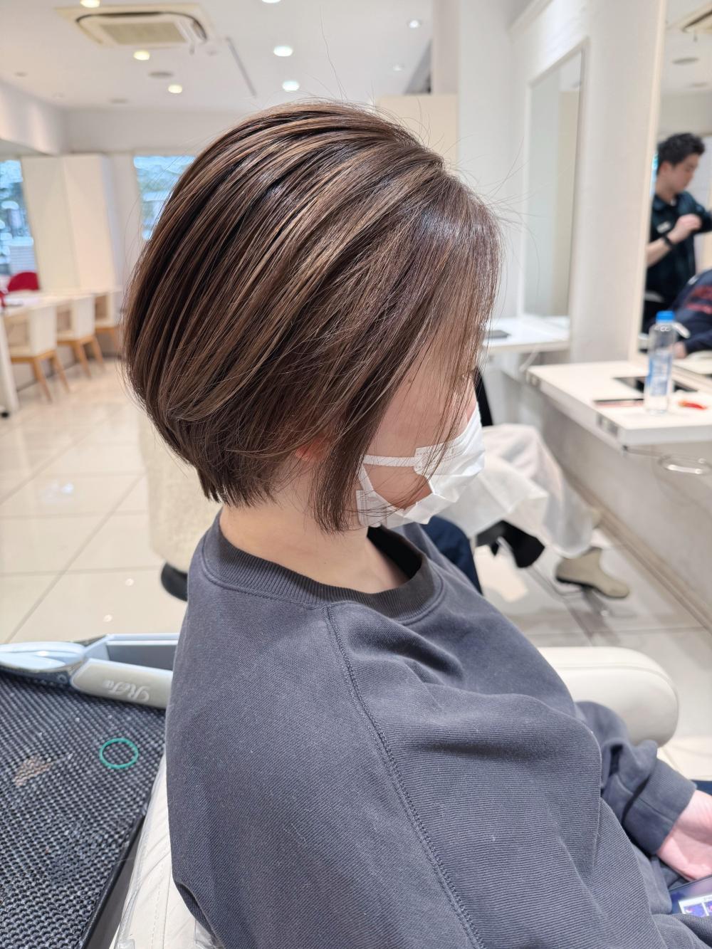 ＼大人ショート/立体感ハイライト/くびれショート/30代／｜サブ写真②