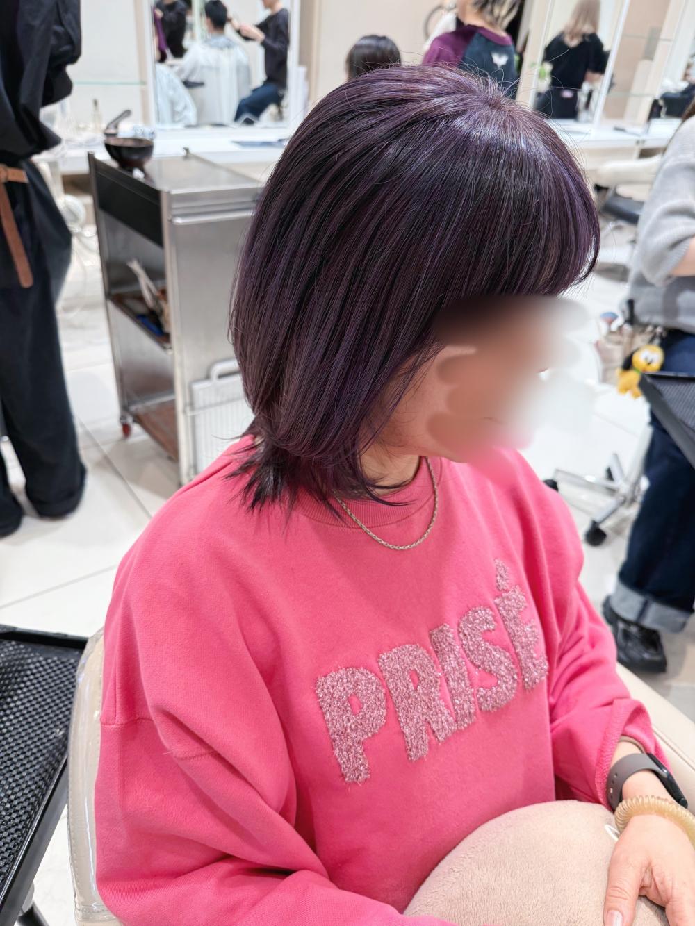 ＼白髪/髪質改善/白髪ぼかし/レイヤー/ラベンダー/50代】｜サブ写真②