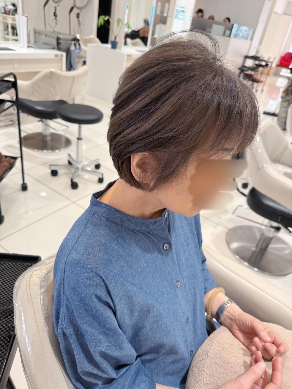 ＼大人ショート/立体感ローライト/ふんわりショート/50代／｜サブ写真②