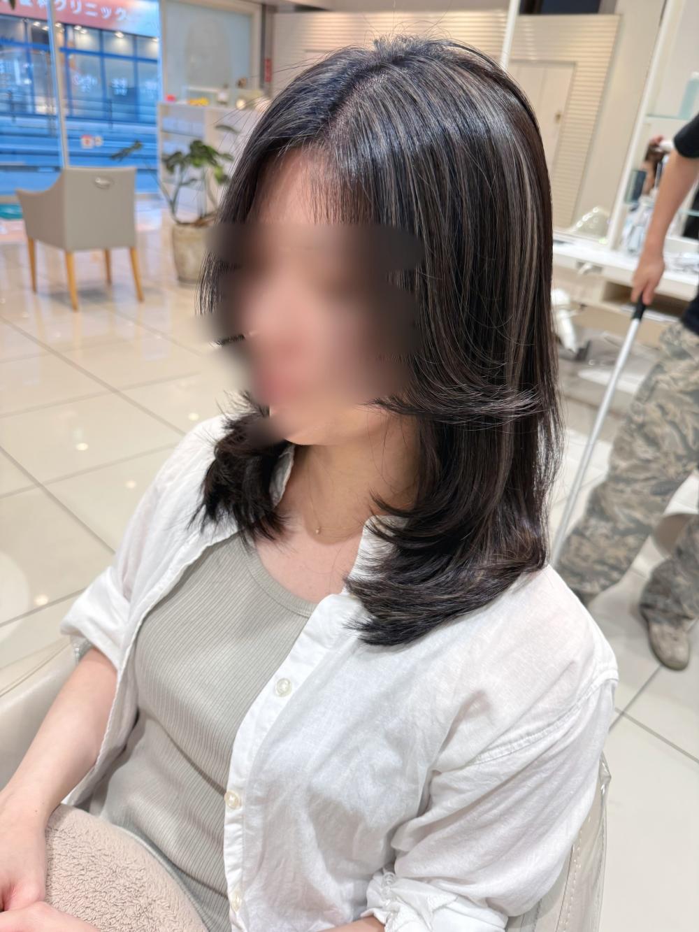 ＼髪質改善/抜け感レイヤー/シアーグレージュ/30代／｜サブ写真②