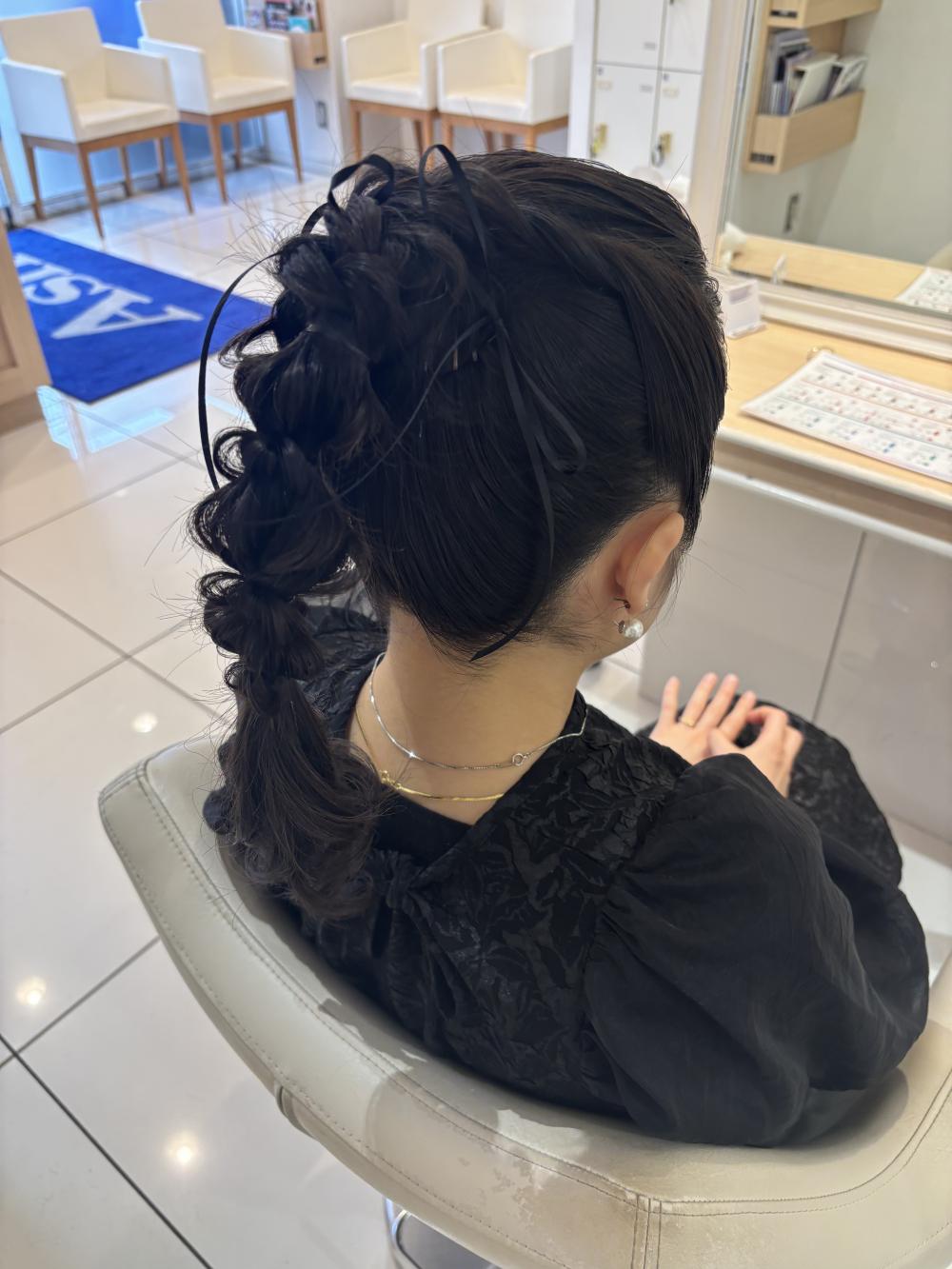 ポニーの編みおろし