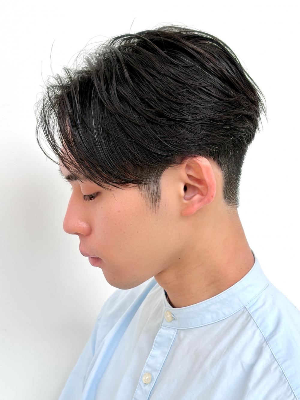 縮毛矯正×フェザーパーマ