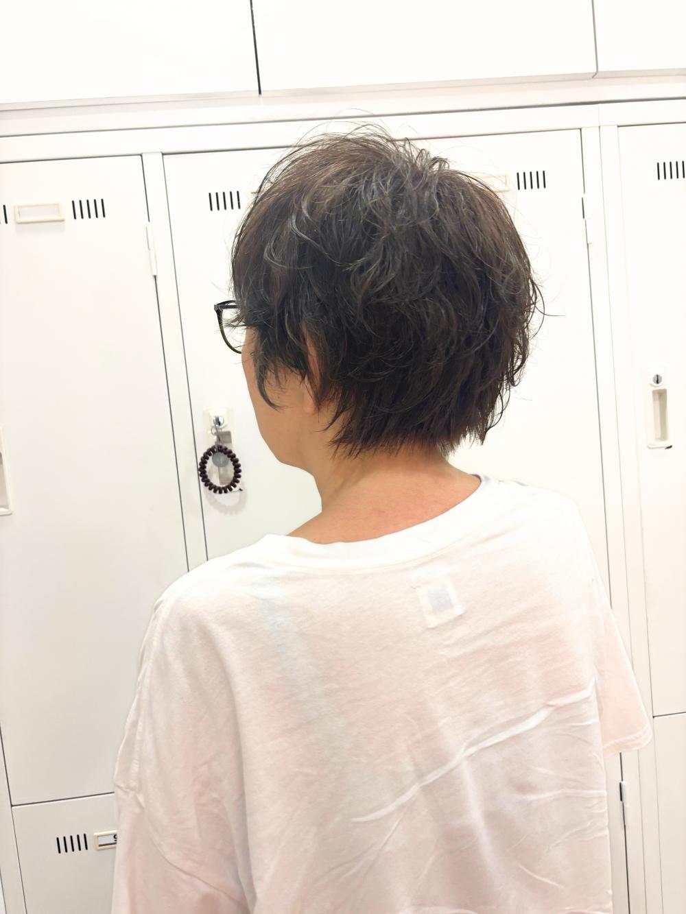 パーマショートスタイル