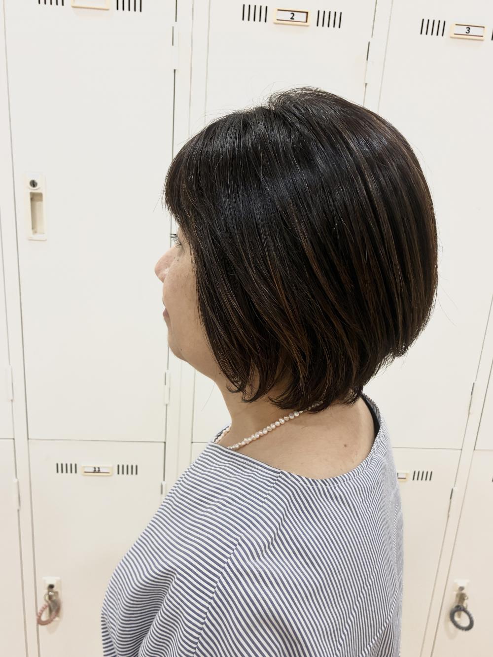 大人ショートボブ｜サブ写真②