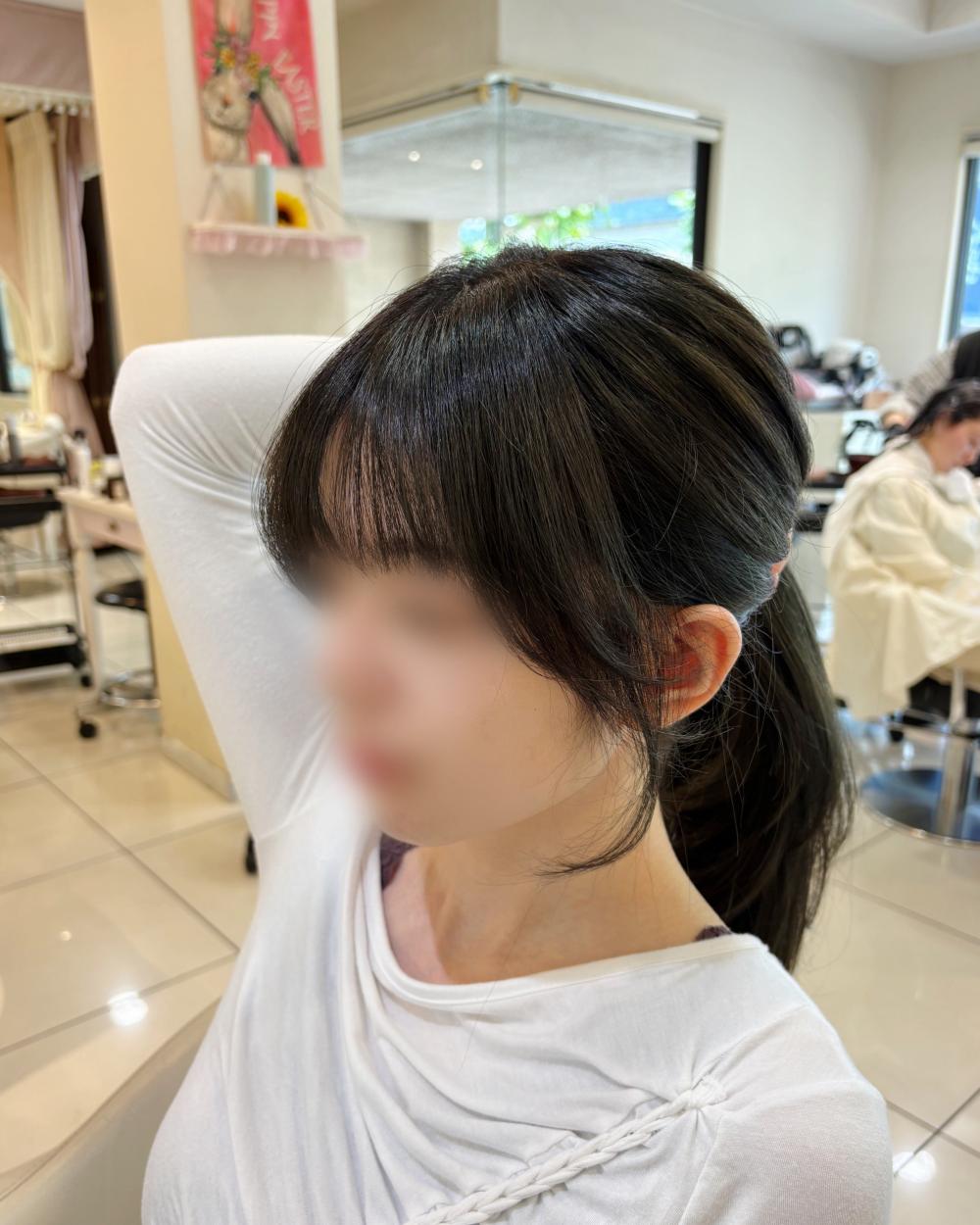 小顔を叶える韓国風顔まわりカット