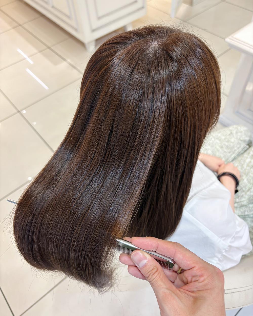 圧倒的艶感◆カット＋髪質改善カラーで魅せる美髪ストレート